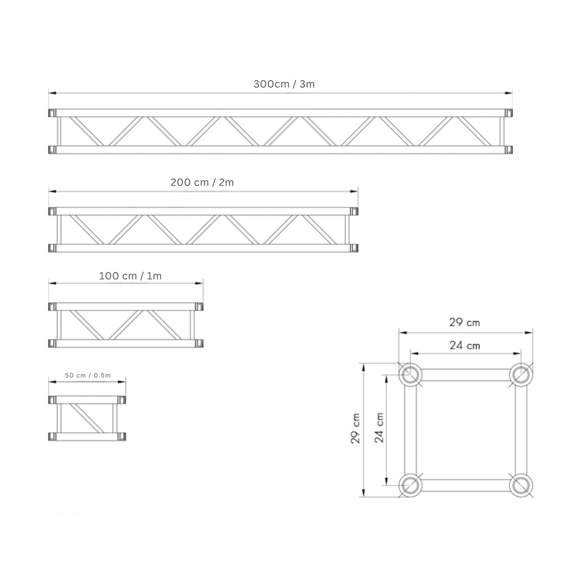 0.5m_aluminium_F34_290mm_stage_truss_UAE