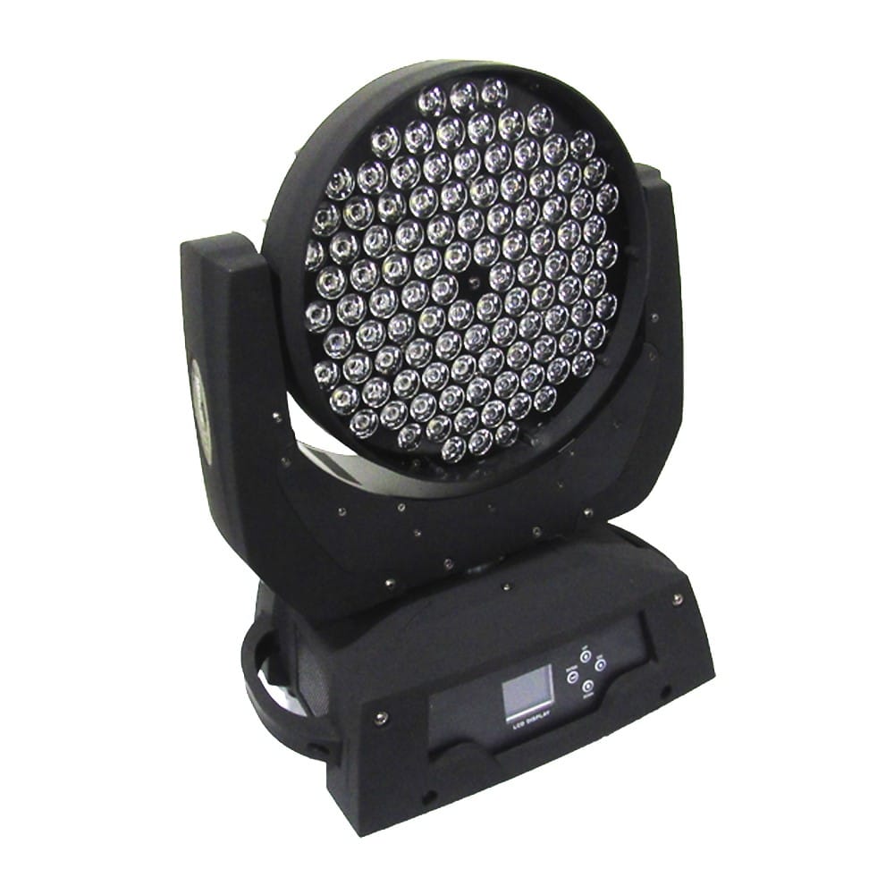 108 LED moving wash light with 540 degree pan