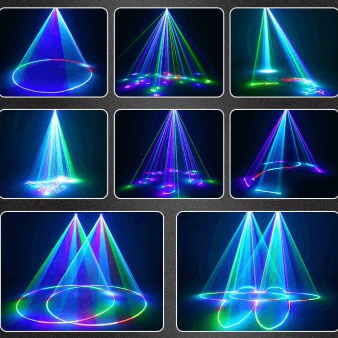 3D 10W Animation Moving Head Laser Light for Professional Lighting Effects