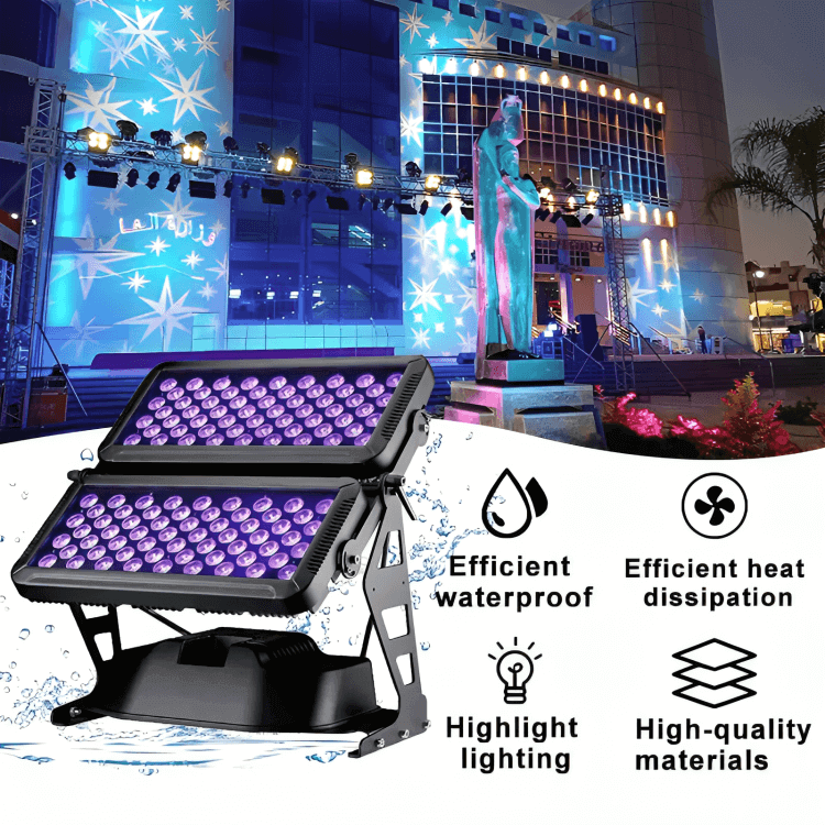 1200W RGBWA UV waterproof City Color light