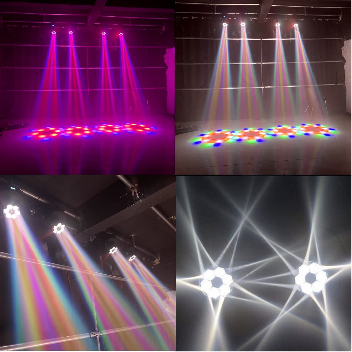 120W six eye RGBW moving stage light