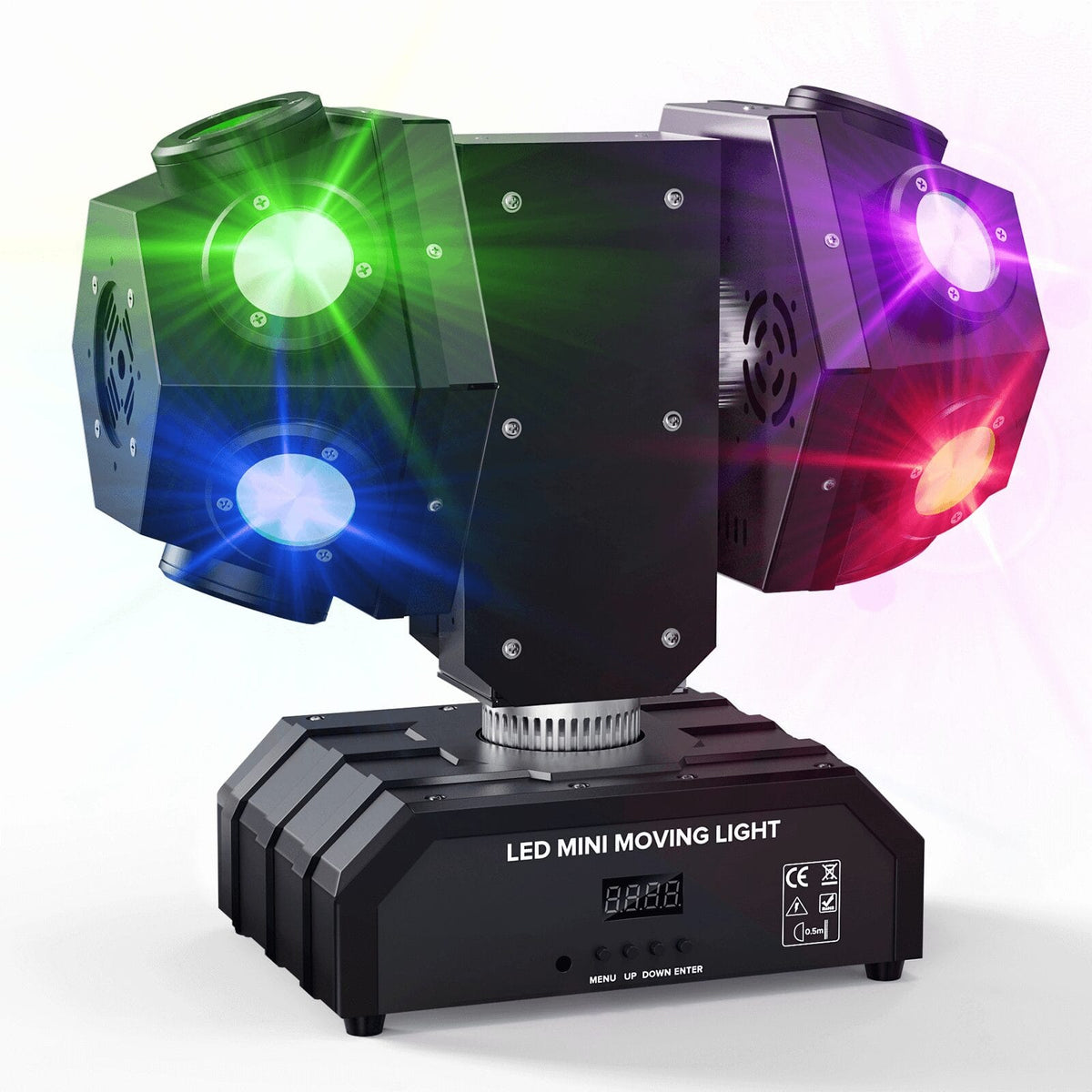12LED Double Moving Head Light With Laser