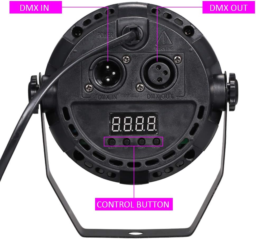 12 LED RGB DJ Par Light UAE