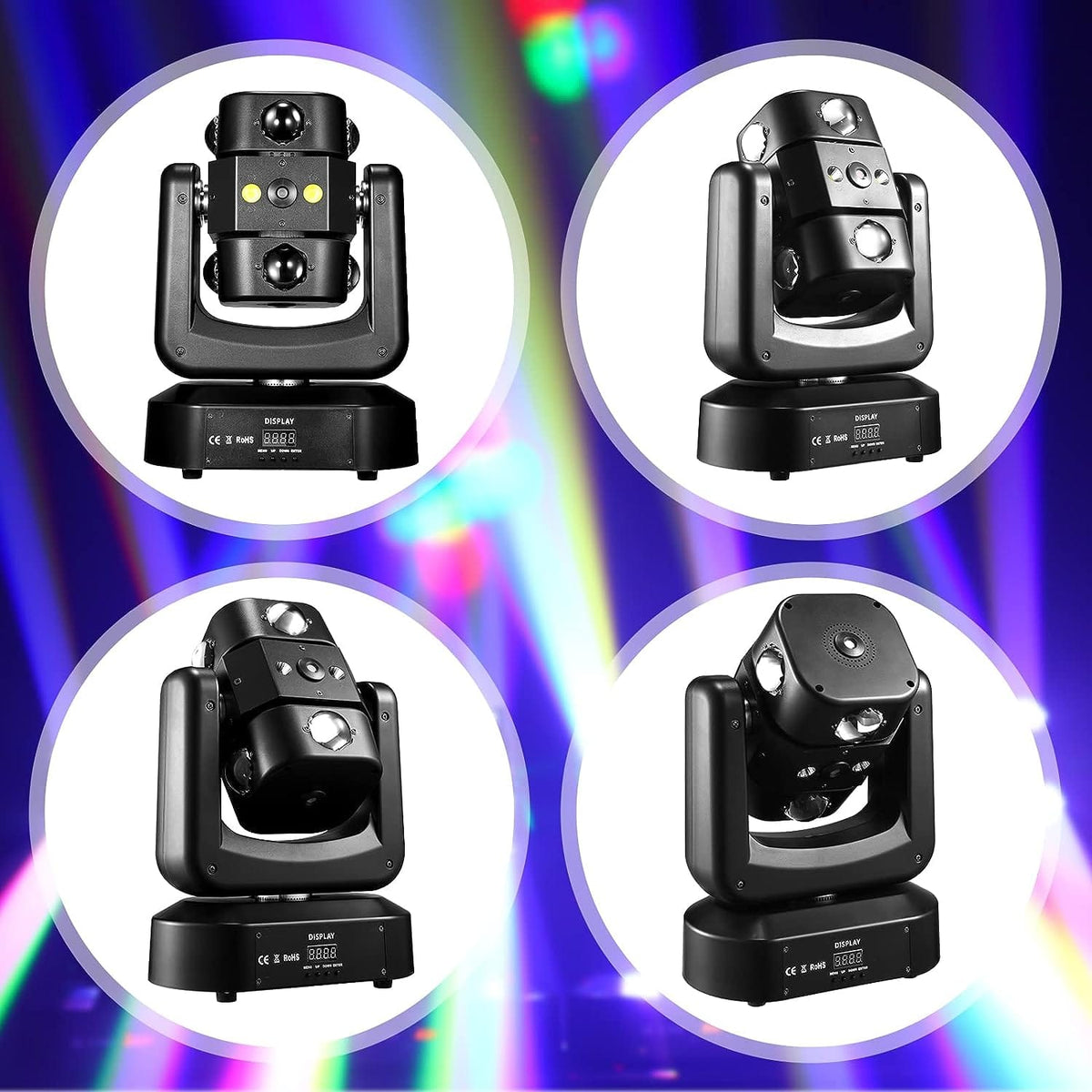 150W RGBW moving head light with red green laser