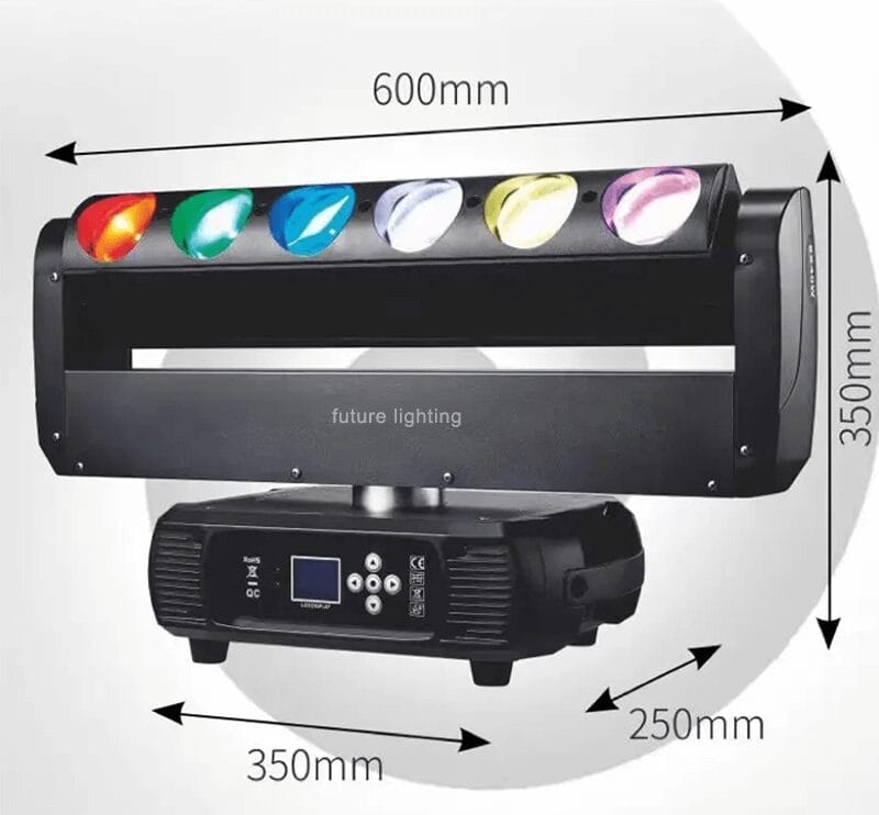 17 and 37 channel DMX RGBW stage light