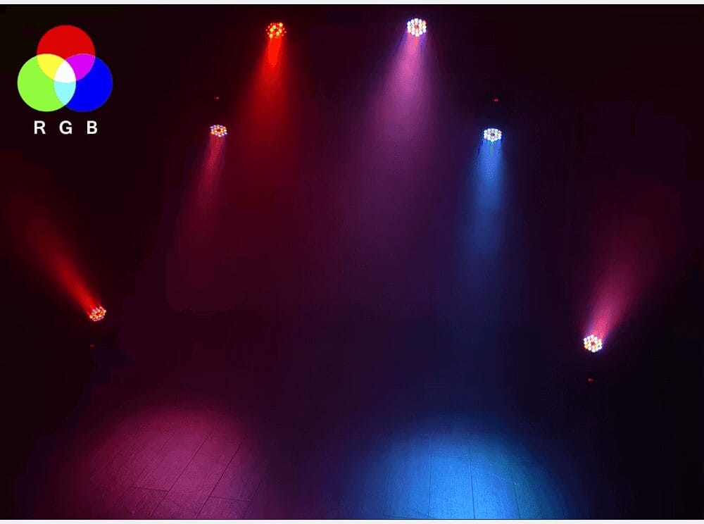  18 LED RGBW Mini Moving Head Light