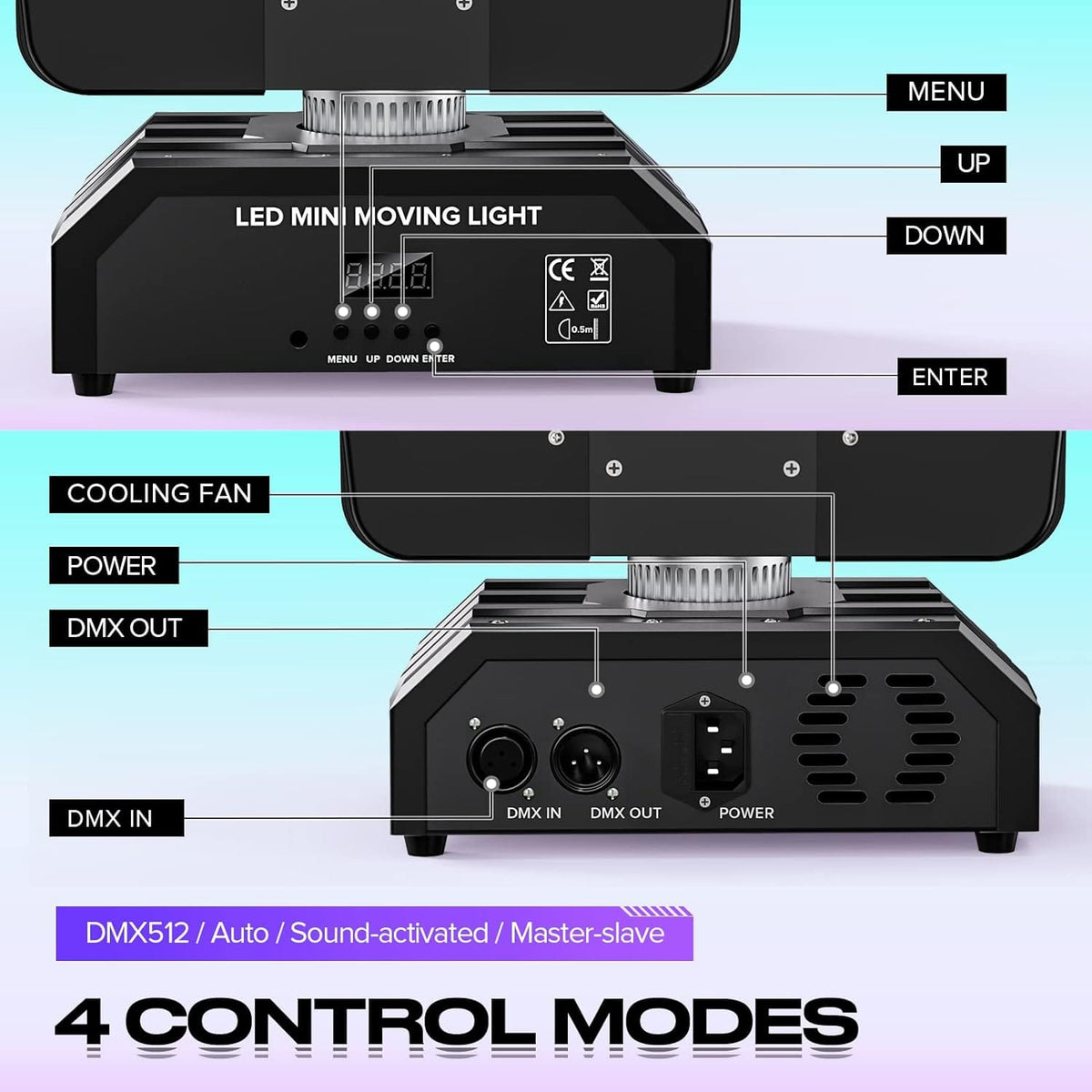 180W 18x10W RGBW moving head laser stage light