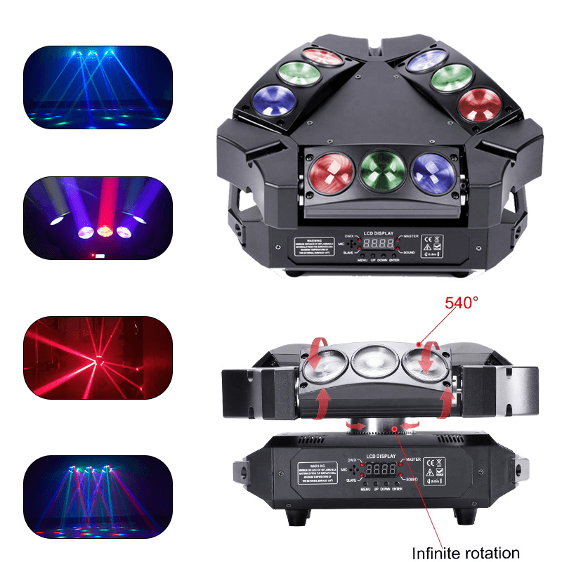 180W RGB Spider DJ moving effect