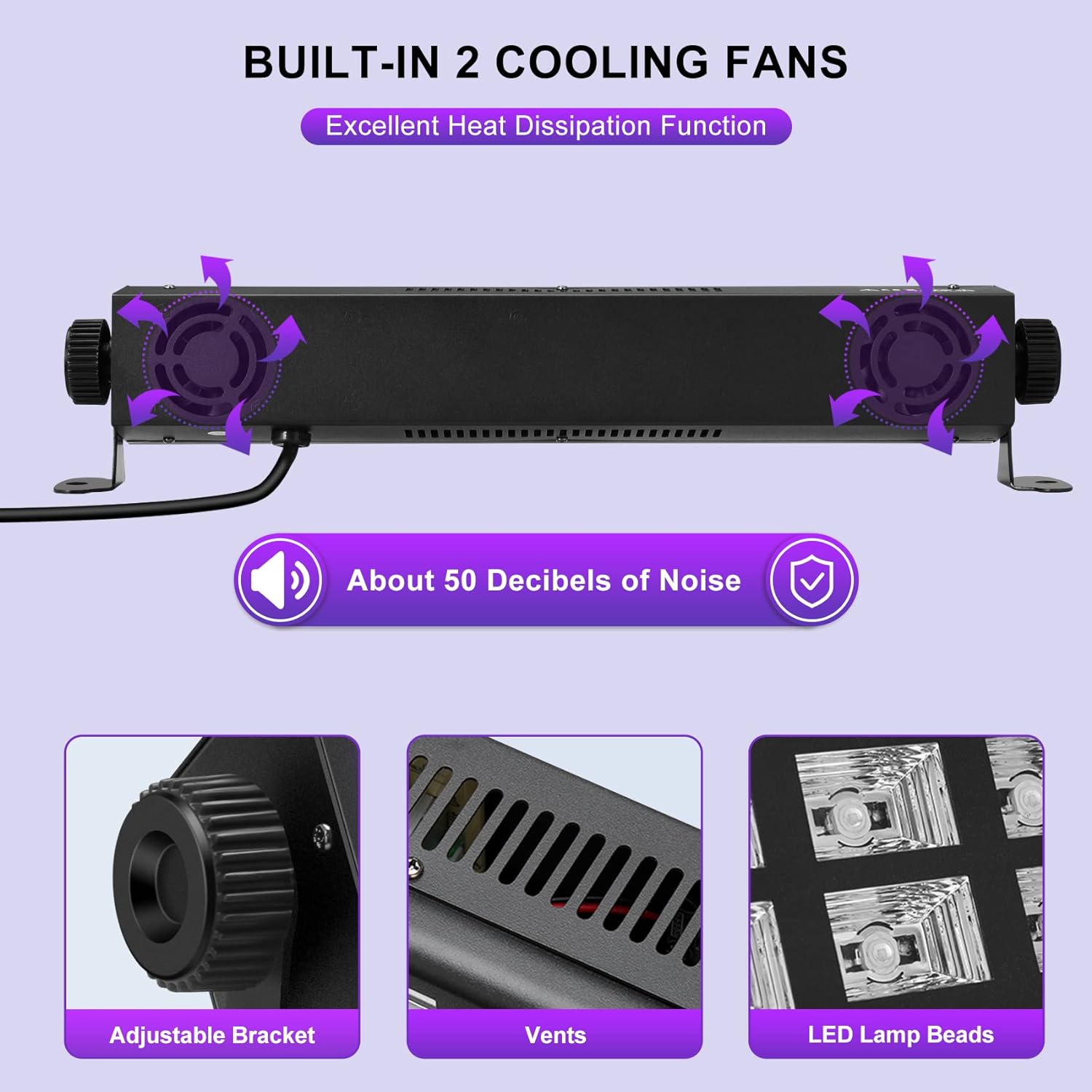 18 LED UV Black Light Stage Lighting UAE