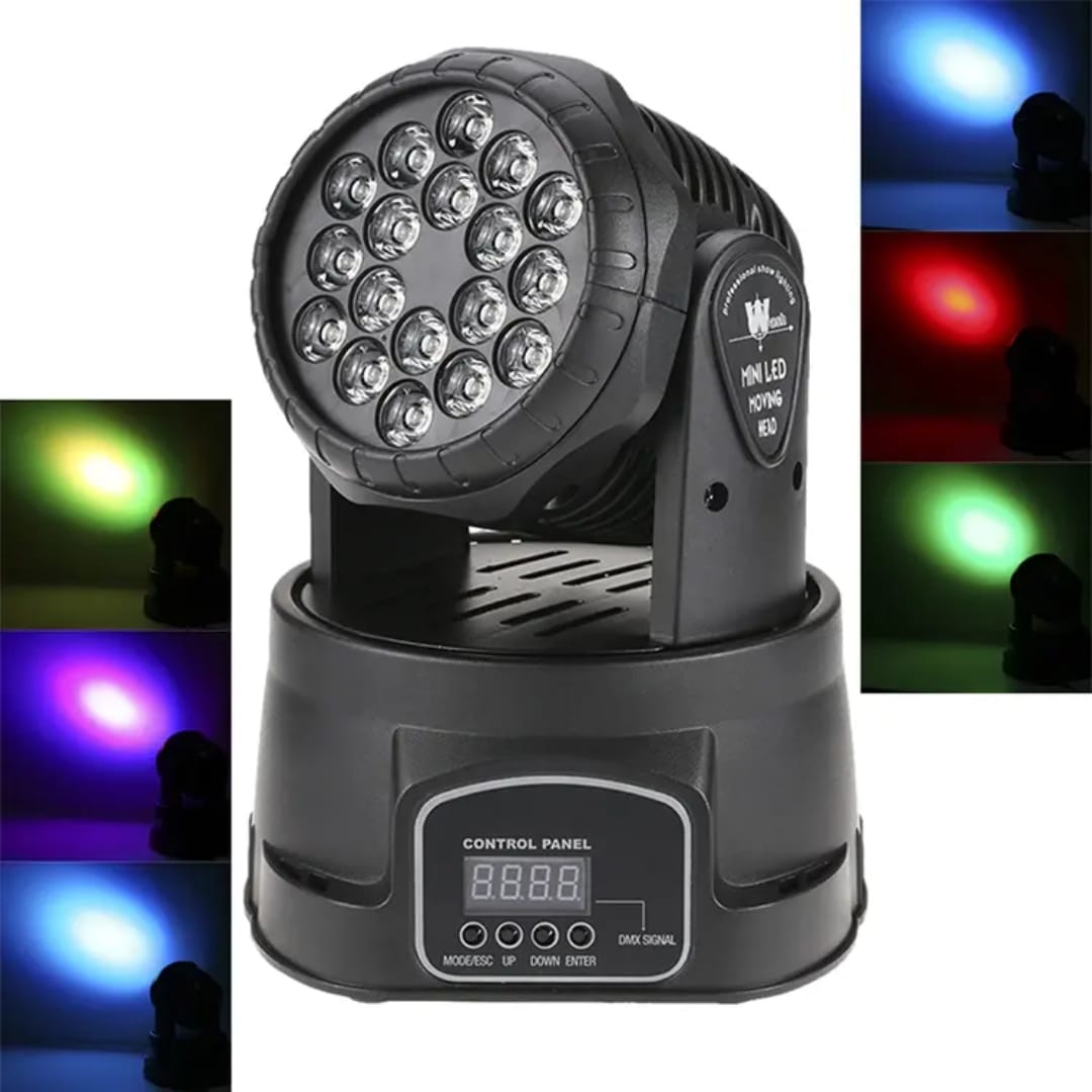 18 LED moving head light for wedding stage UAE