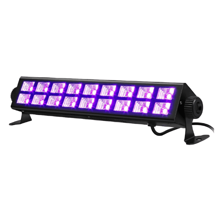 18 x 1W UV LED stage black light