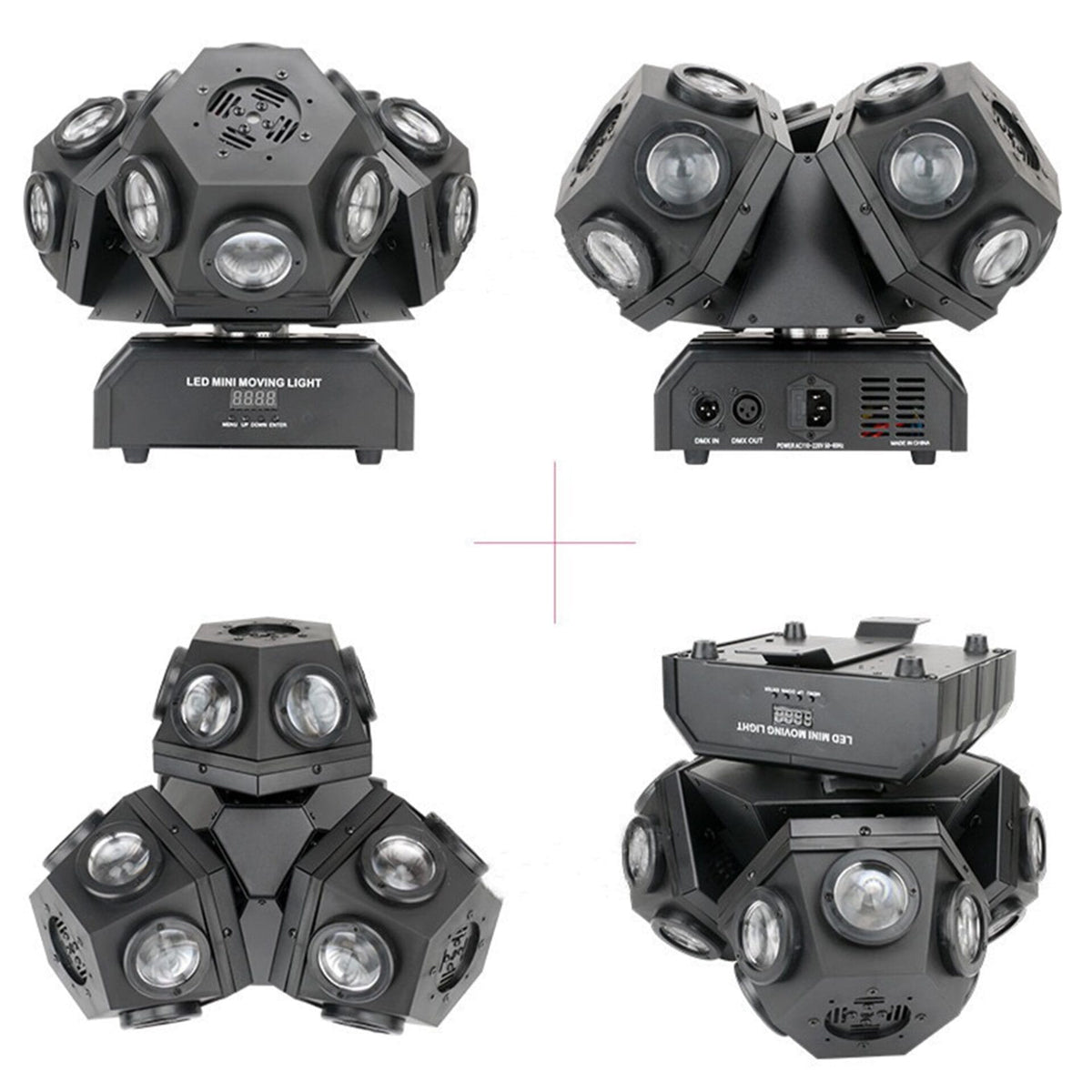 18x10W RGBW three head moving laser DJ light