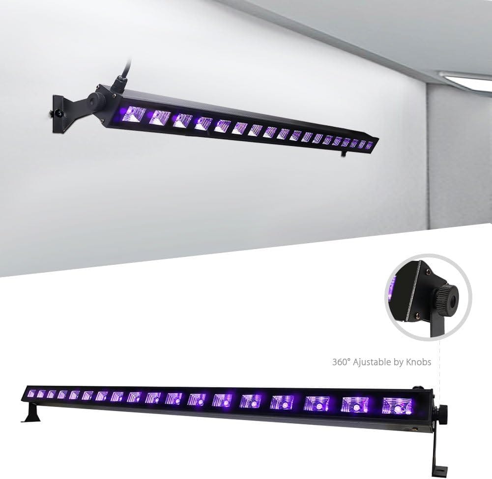 18x3W LED UV black light bar for DJ parties