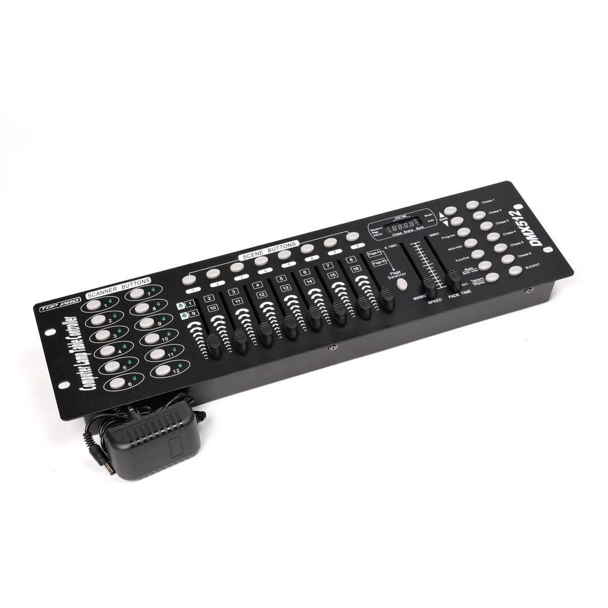 192 channel DMX controller with 8 lighting faders