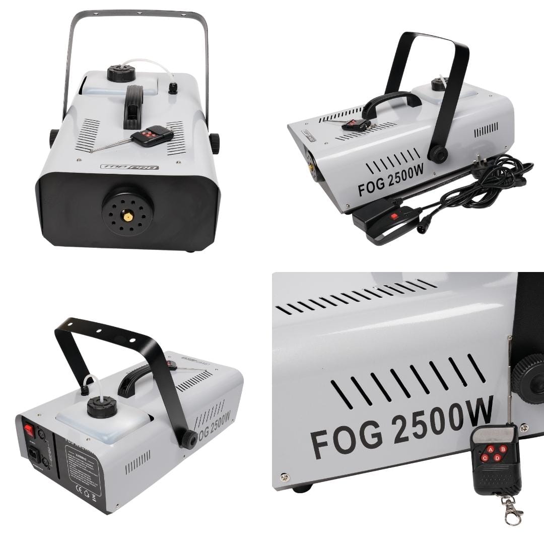 TOP PRO 2500W SMOKE FOG MACHINE STAGE PARTY - 10% OFF