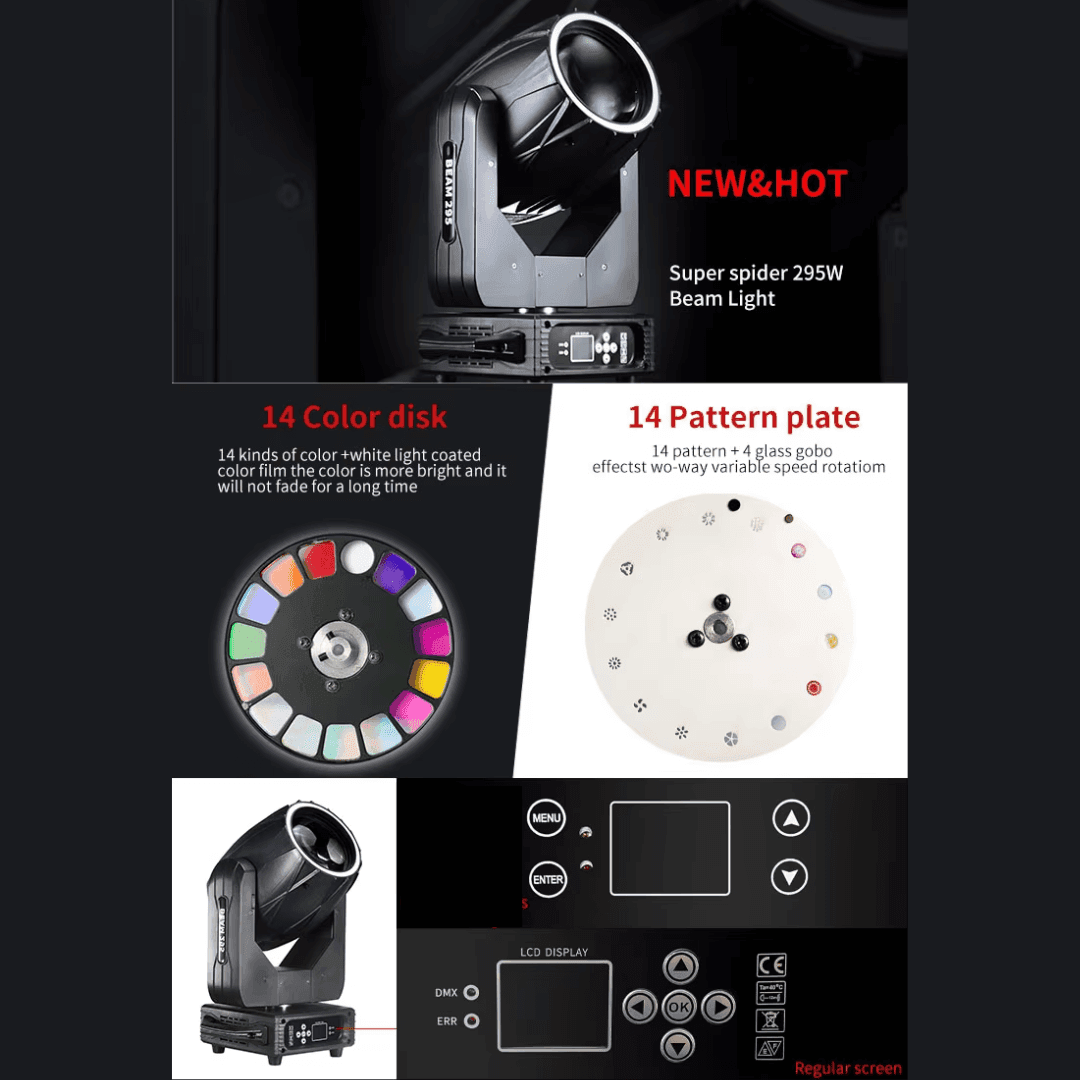 2 degree beam moving head stage fixture