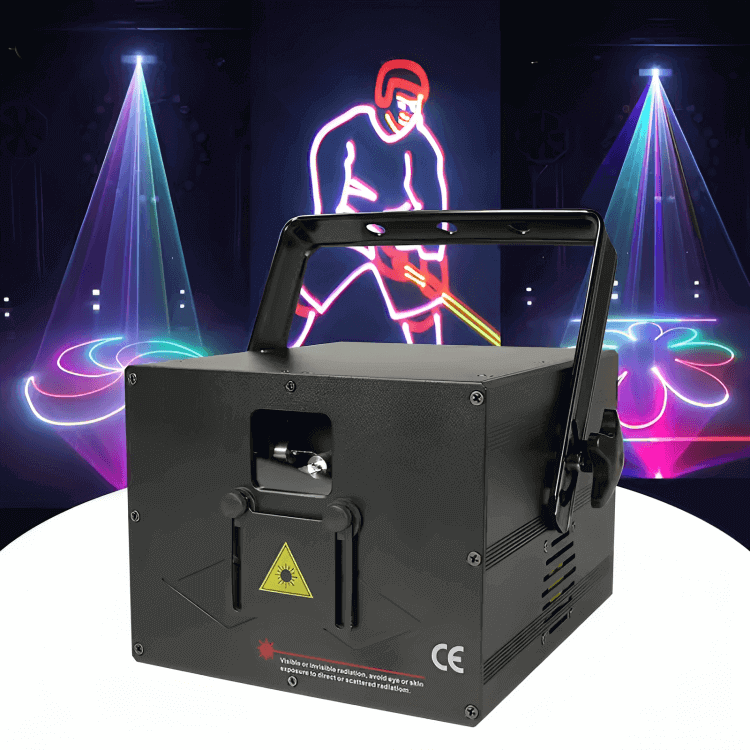 3000mW full colour RGB animation laser projector