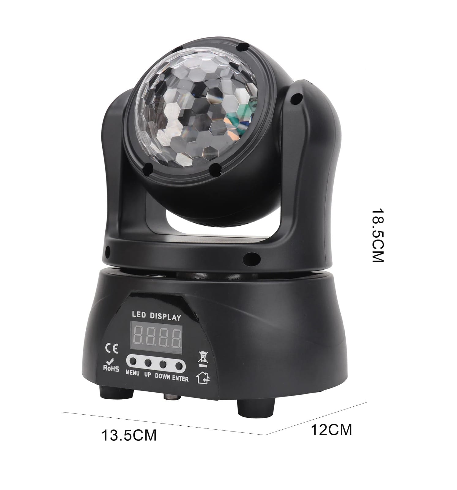 30W double face moving head DJ light with green laser