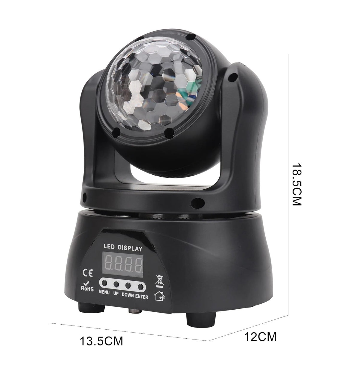 30W double face moving head DJ light with green laser