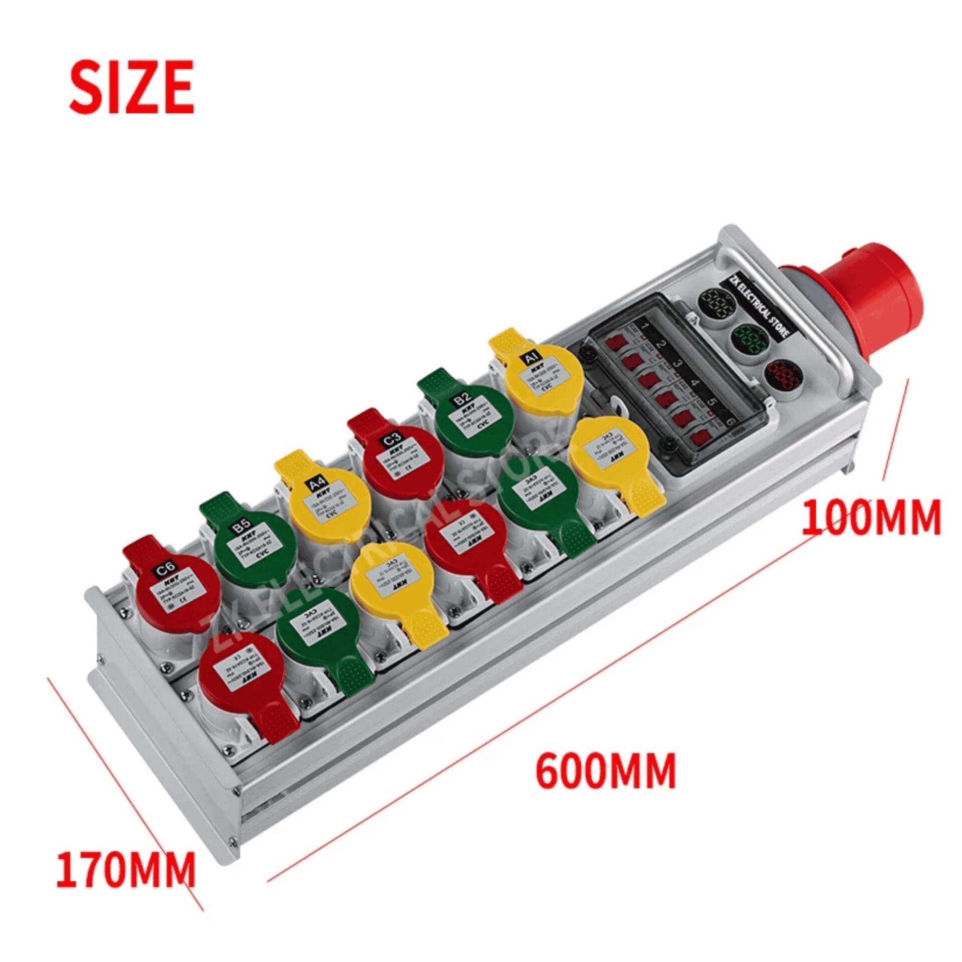 35kW stage power distro for professional event lighting