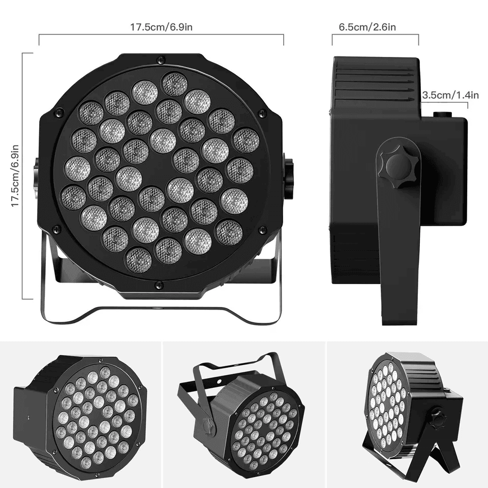 36W RGBW LED PAR stage light
