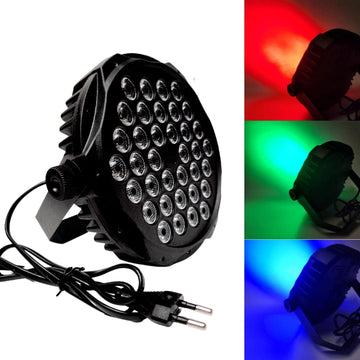 36 LED PAR with 12 red 12 green 12 blue LEDs