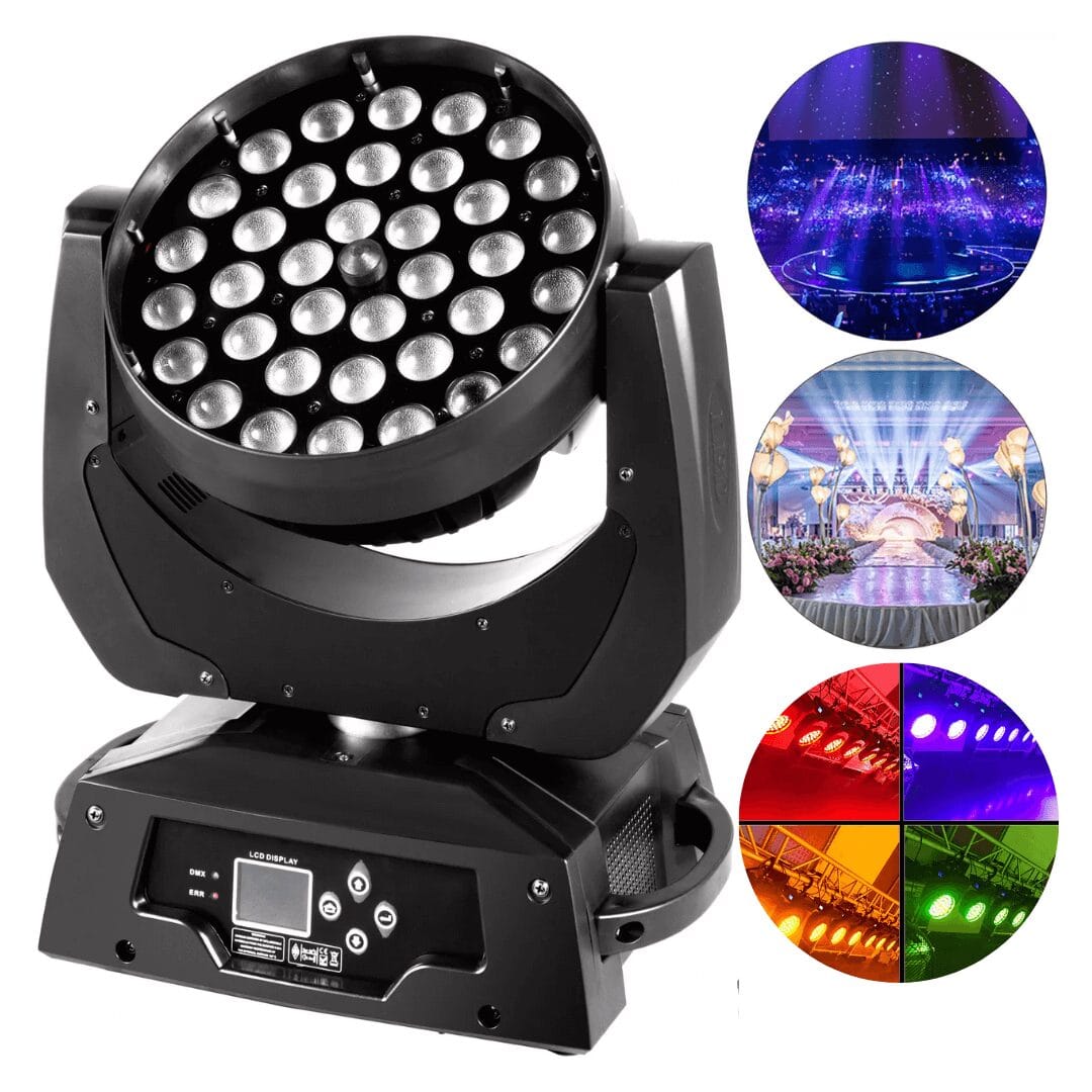 36X10W RGBW LED Zoom Moving Wash Light UAE