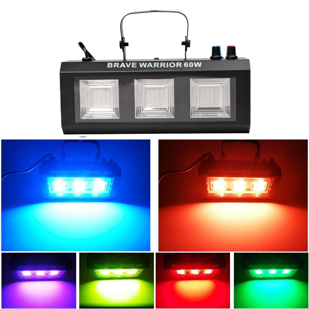 3x20W RGB LED DJ strobe light