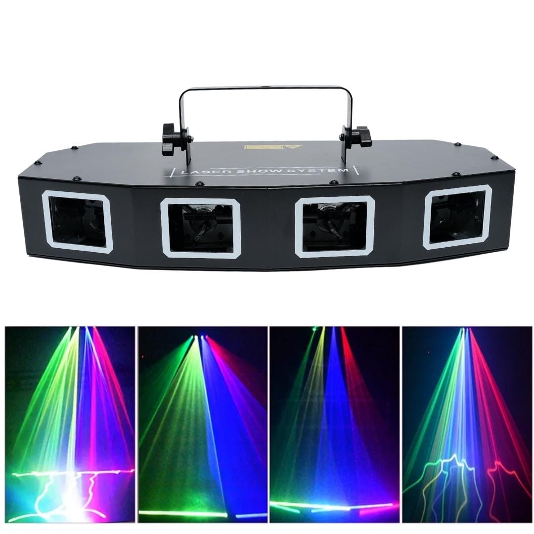 4 lens DMX laser stage lighting fixture Dubai