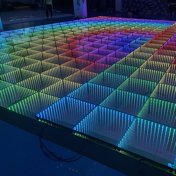 50x50cm RGB 3D LED dance floor panel
