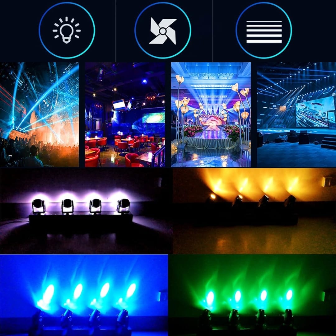 540 degree pan DJ beam moving light