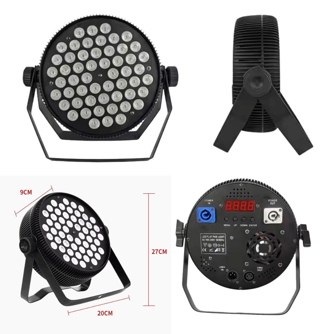 54x3W RGBW aluminium stage PAR light