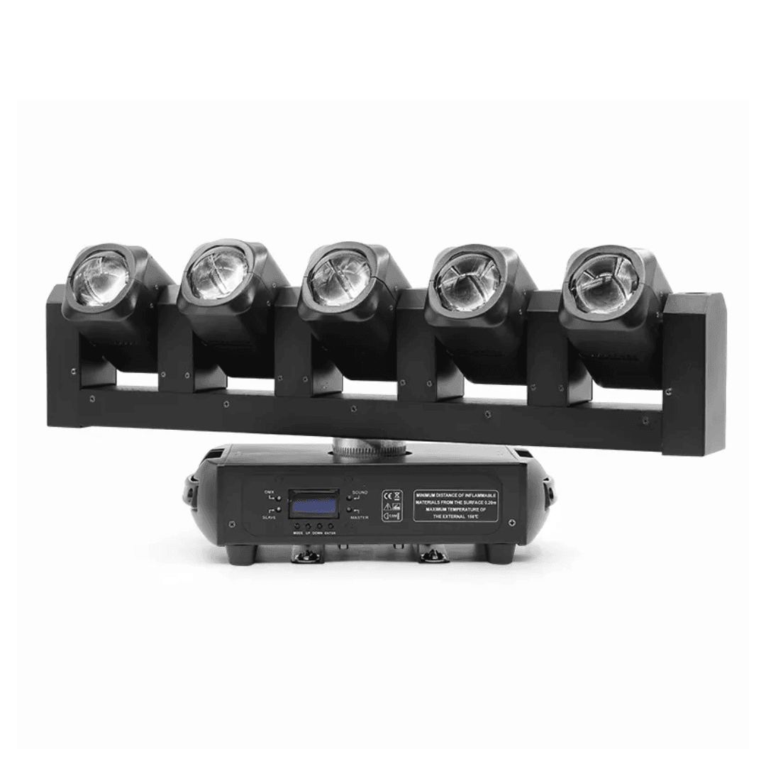5×40W RGBW moving head beam light with five LED heads