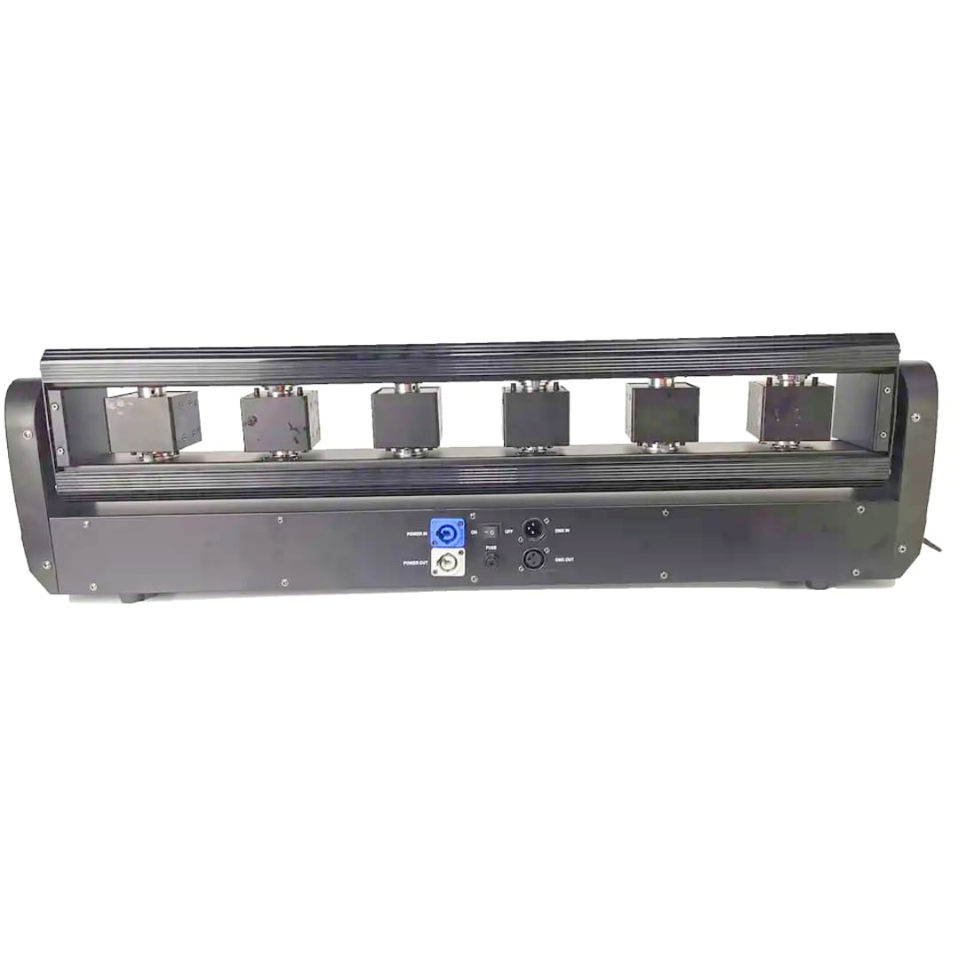 6 HEAD RED COLOR DJ MOVING LASER LIGHT