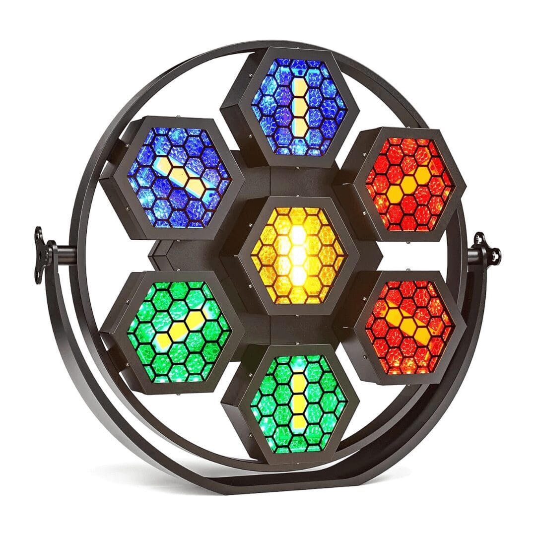 7P LED COB RGBW Par Mini Retro Light UAE