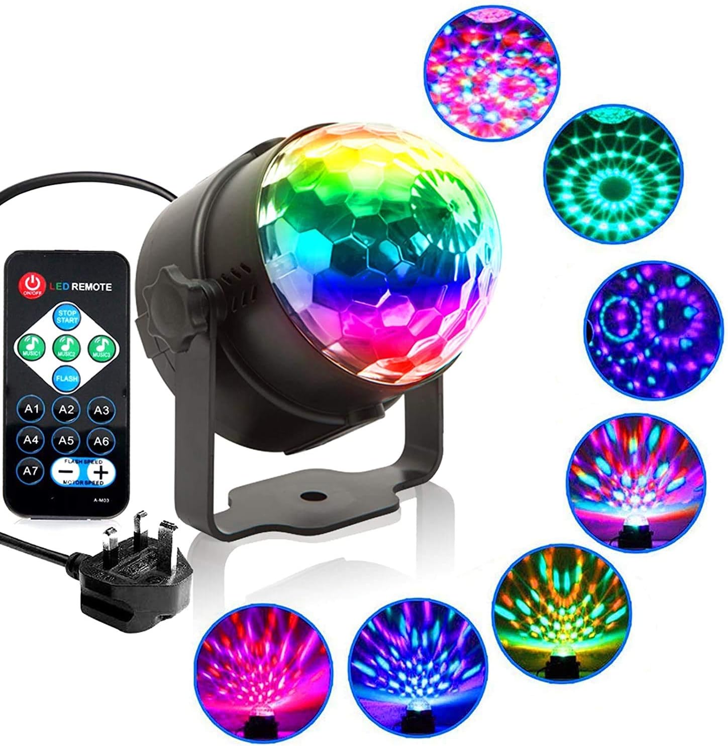80 lens LED Magic Ball light