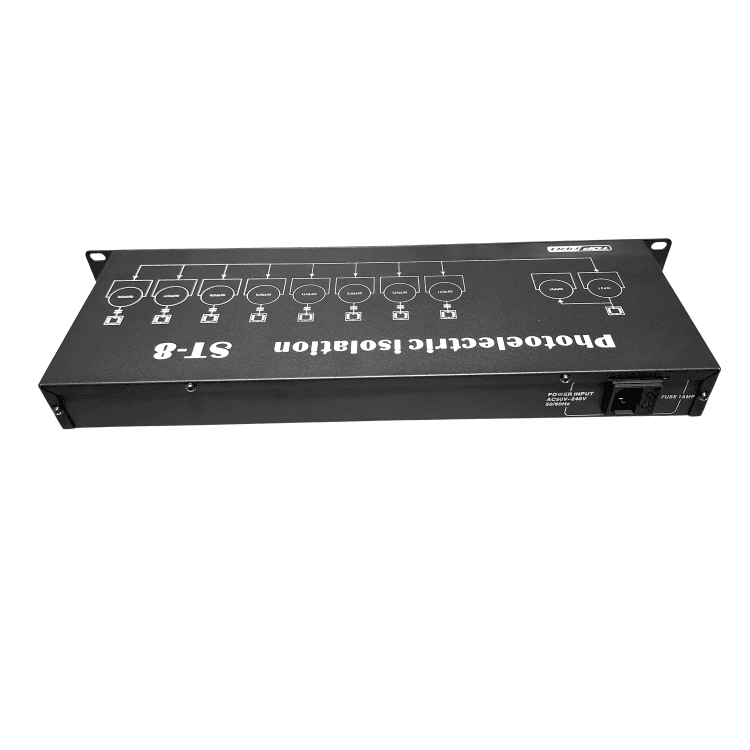 8 output isolated DMX signal splitter