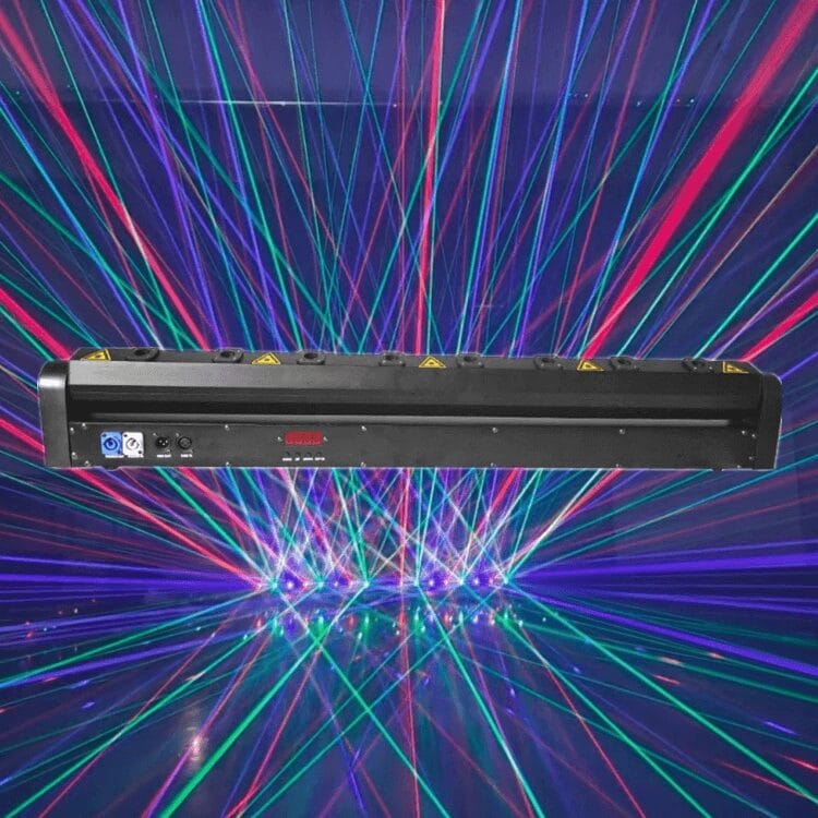8 EYES RGB Moving Head Laser Light UAE