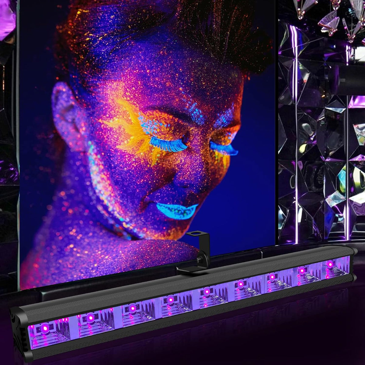 9x3W LED UV black light bar for stage events