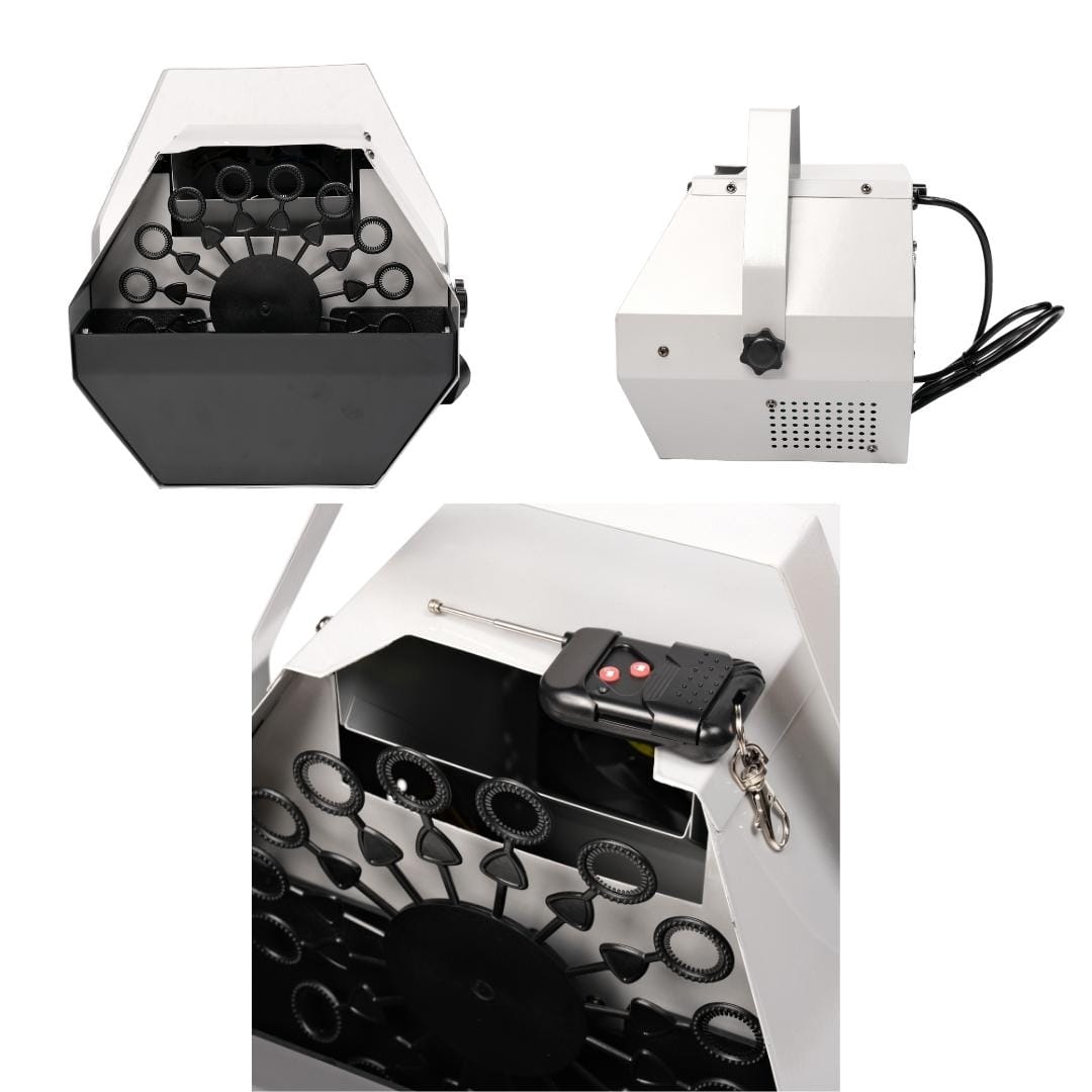 BUBBLE MACHINE FOR DJ DISCO PARTY WITH REMOTE 60W
