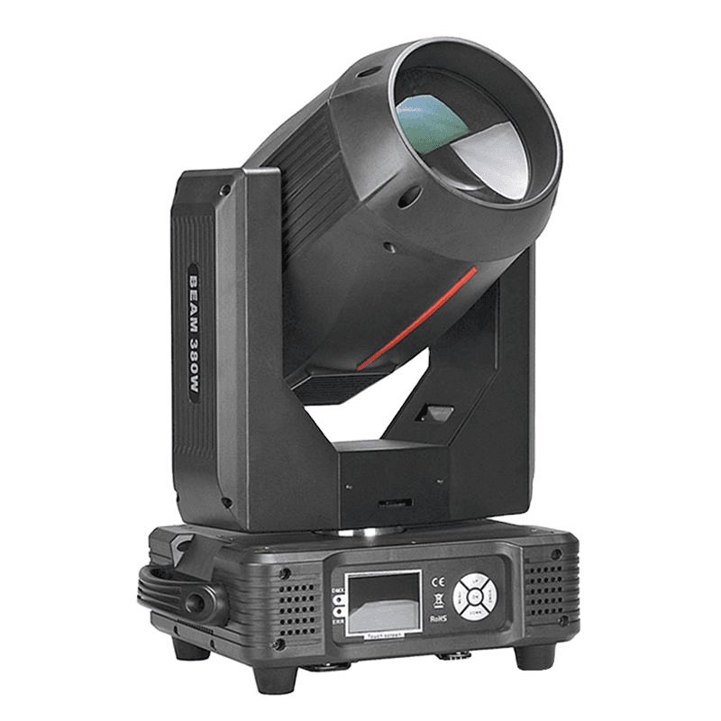 Beam moving head with colour and gobo effects