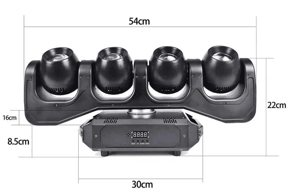Bee Eye zoom beam and wash light for DJs
