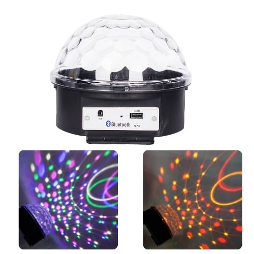 Bluetooth LED crystal magic ball party light