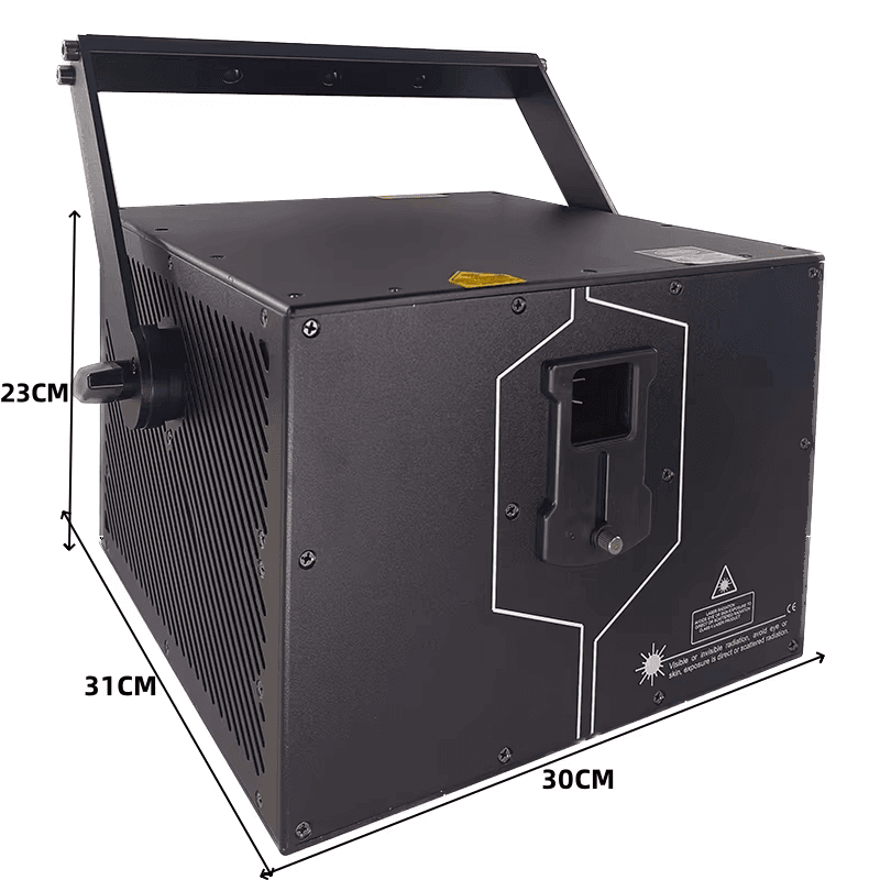 Compact 10W stage laser light for disco events