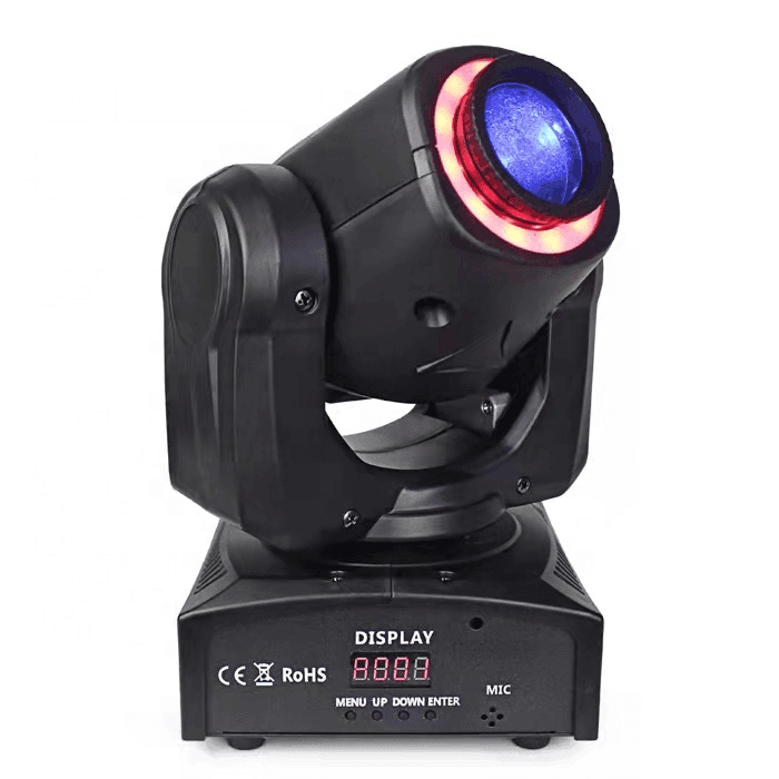 Compact 30W moving beam light for parties and events