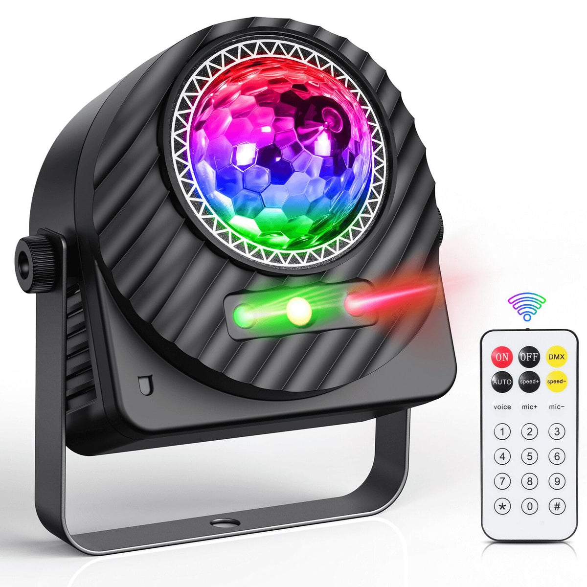 Compact music activated party light UAE