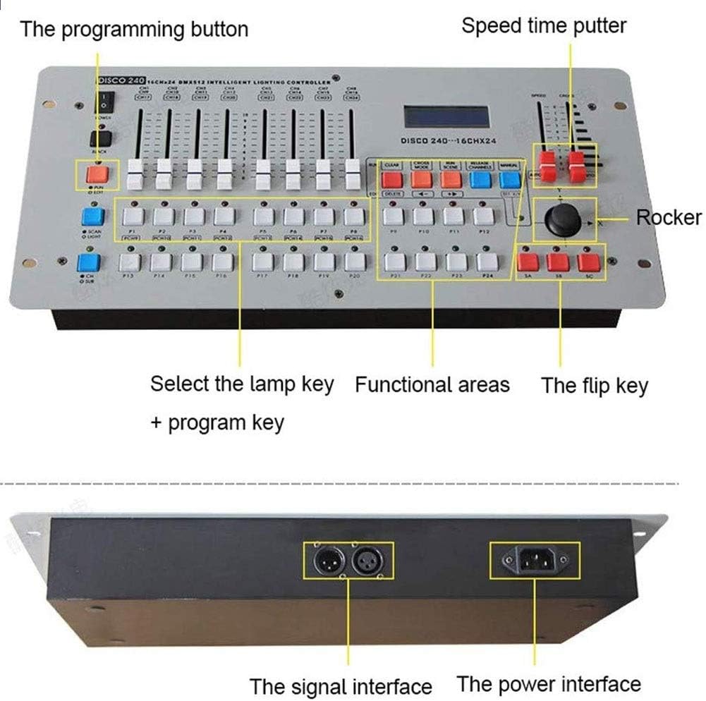 DISCO 240 DMX512 lighting controller console UAE
