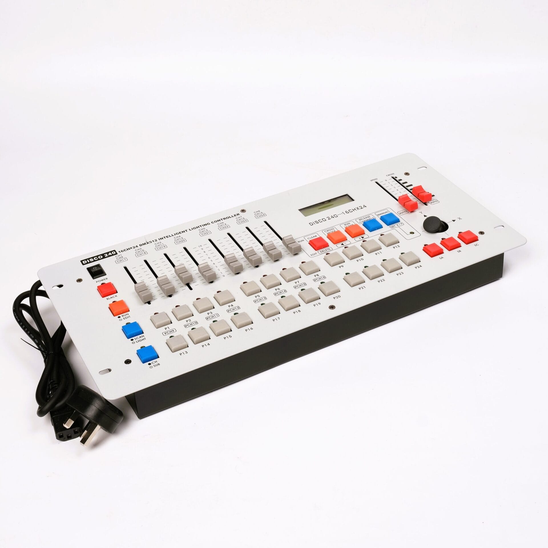 DISCO 240 DMX lighting desk with channel controls