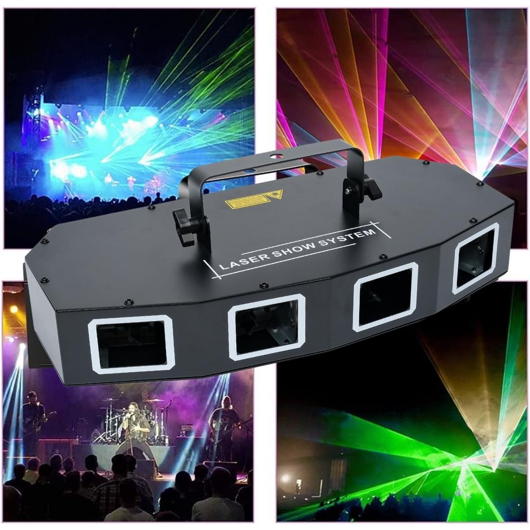 DJ laser light with 51 built-in patterns