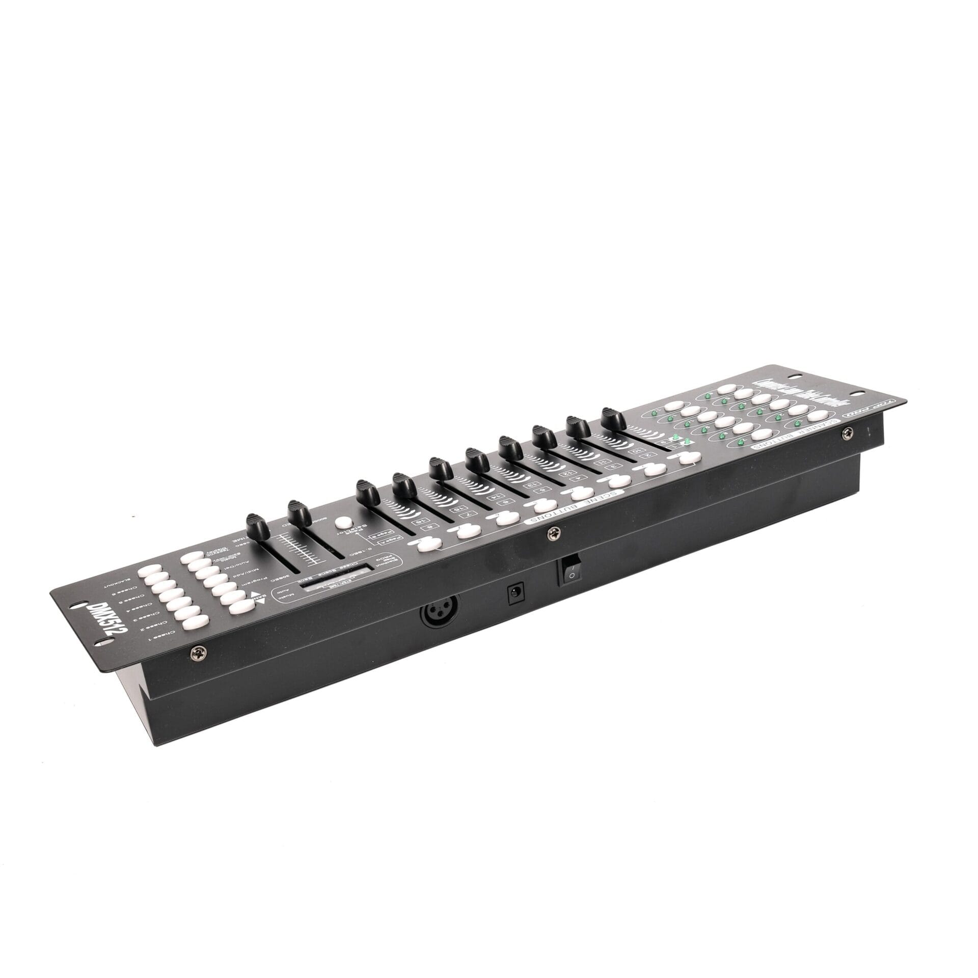 DJ lighting controller with programmable scenes and chases
